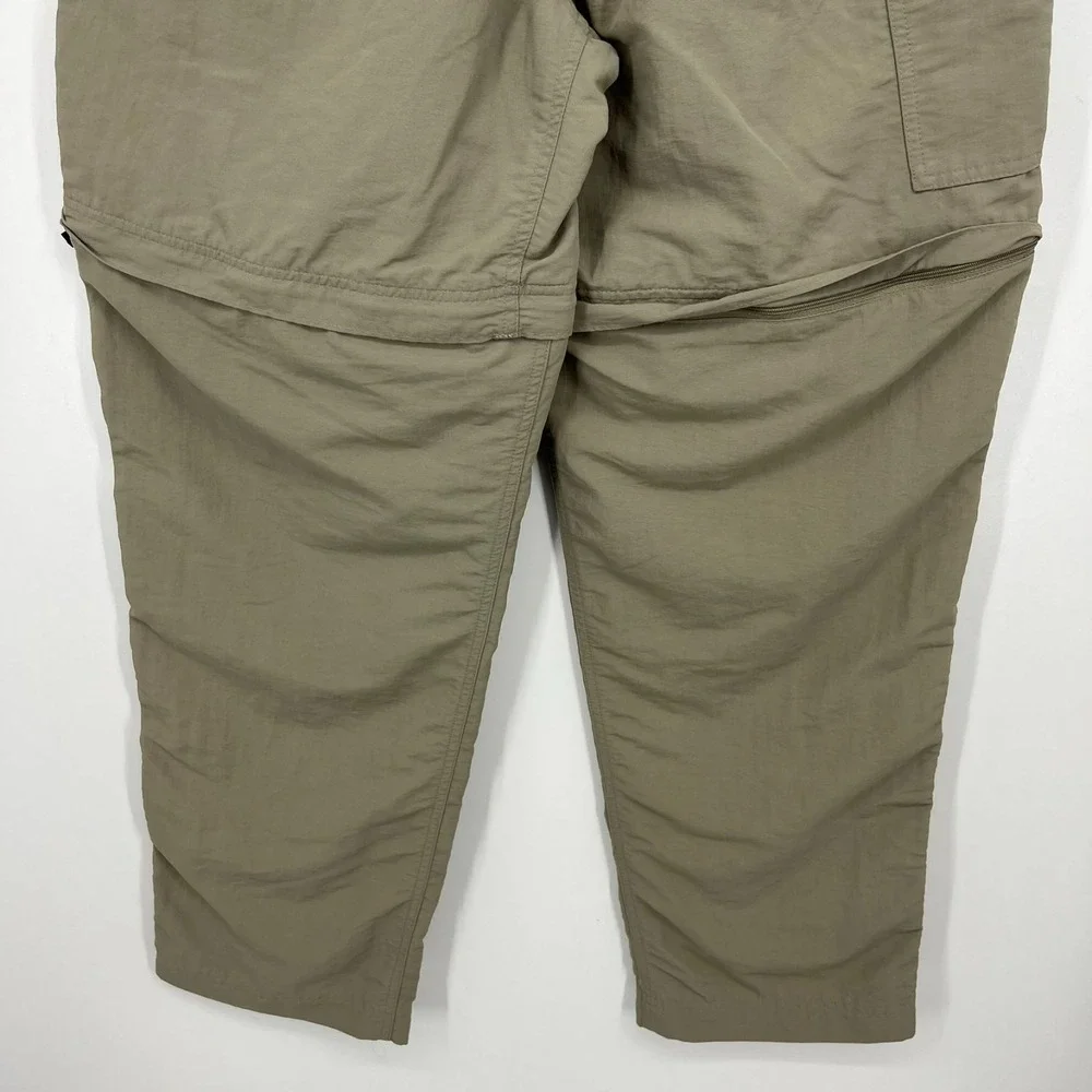 The North Face Cargo Pants Men's L Beige‎ Convertible Zip Hiking Outdoors
